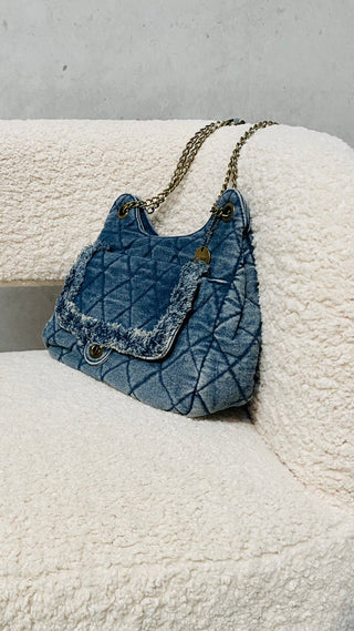 ROXY DENIM BAG - BLUE