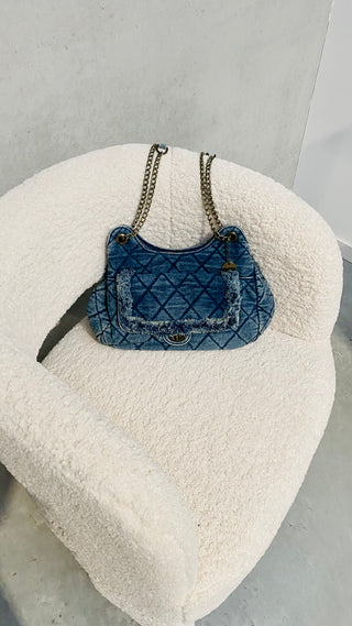 ROXY DENIM BAG - BLUE