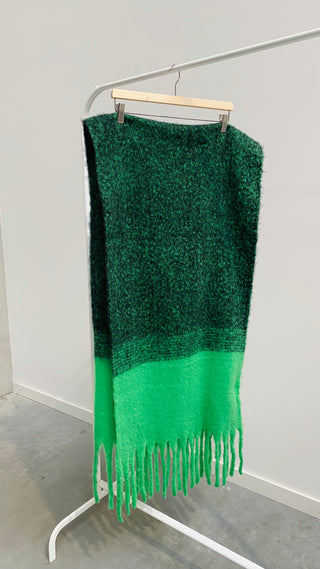 COLORFUL SCARF - GREEN