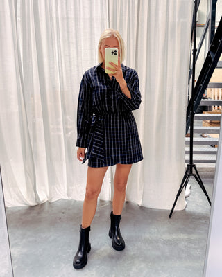 PRE-ORDER! JUNO CHECK DRESS - By Lenz