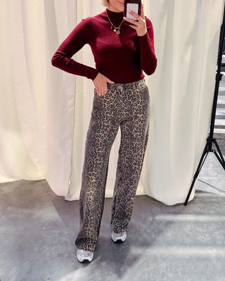 NOA TIMELESS KNIT - BURGUNDY - By Lenz