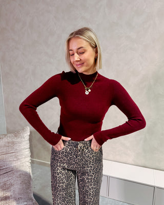 NOA TIMELESS KNIT - BURGUNDY - By Lenz