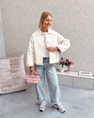 VIVIENNE ECRU JACKET - By Lenz