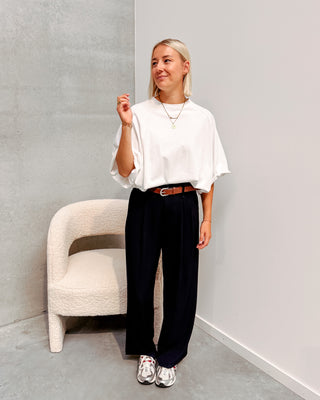 CASUAL CHICK TROUSERS - MARINE BLUE - By Lenz