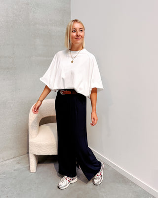 CASUAL CHICK TROUSERS - MARINE BLUE - By Lenz