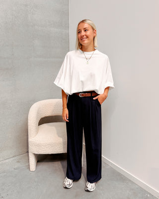 CASUAL CHICK TROUSERS - MARINE BLUE - By Lenz