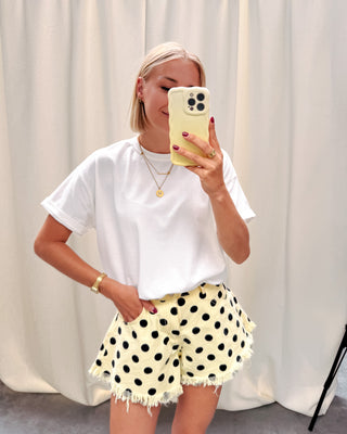 SUNNY DOT SHORT - YELLOW