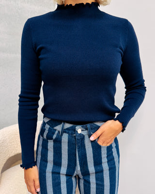 CUTEST SOFT BASIC KNIT - MARINE BLUE - By Lenz