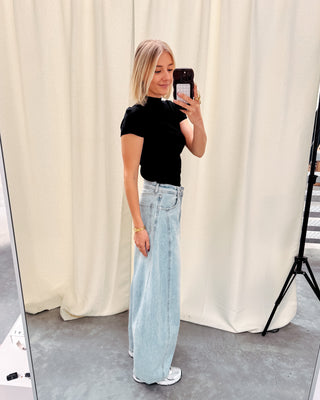 AURA BALLOON FIT JEANS - LIGHT BLUE - By Lenz