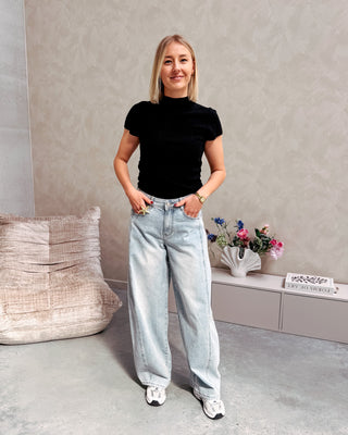 AURA BALLOON FIT JEANS - LIGHT BLUE - By Lenz