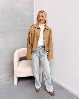 MARNIE BEIGE JACKET - By Lenz