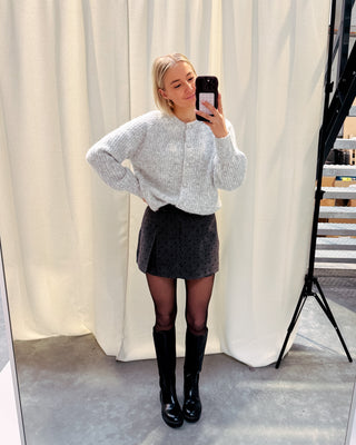 BRIGITTE CARDIGAN - GREY - By Lenz