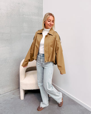 MARNIE BEIGE JACKET - By Lenz