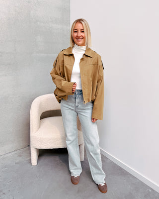 MARNIE BEIGE JACKET - By Lenz