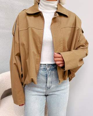 MARNIE BEIGE JACKET - By Lenz