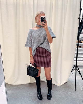 MIA SKIRT - SMALL CHECKS