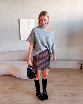 MIA SKIRT - SMALL CHECKS