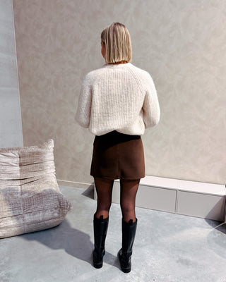 SOHO TWIRL SKIRT - CHOCOLAT - By Lenz