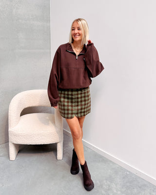 PADEL SWEATER - BROWN - By Lenz