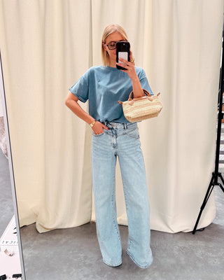 ALBA TEE - BLUE - By Lenz