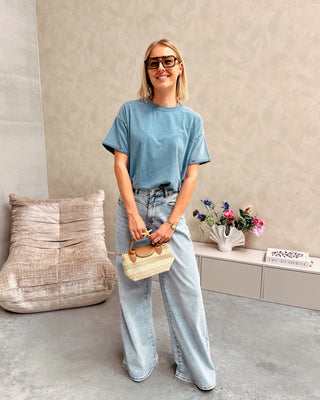 ALBA TEE - BLUE - By Lenz