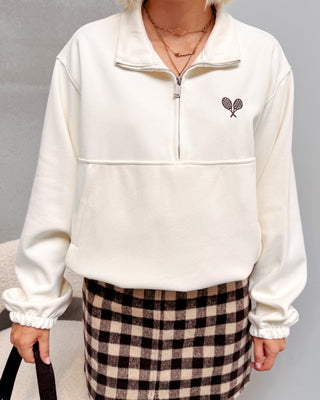 PADEL SWEATER - CREAM - By Lenz