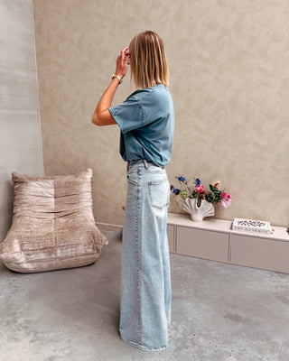 ALBA TEE - BLUE - By Lenz