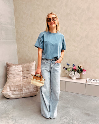 ALBA TEE - BLUE - By Lenz