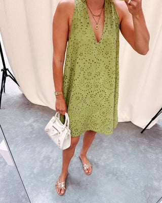 MEADOW MUSE DRESS - OLIVE
