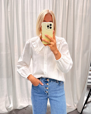 MATHILDA BLOUSE - WHITE - By Lenz