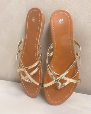 ISOLA SLIPPERS - GOLD - By Lenz