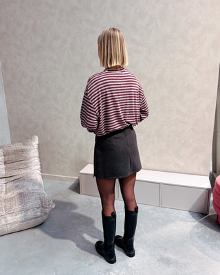 SOHO TWIRL SKIRT - GREY - By Lenz