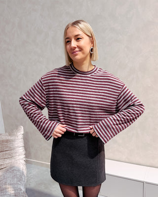 SOHO TWIRL SKIRT - GREY - By Lenz