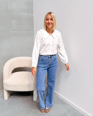 BELLA BUTTON JEANS - By Lenz