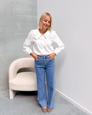 BELLA BUTTON JEANS - By Lenz