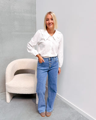 BELLA BUTTON JEANS - By Lenz