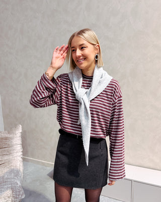 AYLA SCARF - GREY - By Lenz