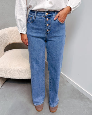 BELLA BUTTON JEANS - By Lenz