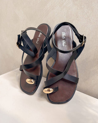 ECLIPSE BLACK SLIPPERS - By Lenz