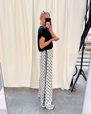 SATIN POLKA DOT PANTS - By Lenz