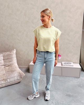 ZOEY MOM JEANS - LIGHT BLUE - By Lenz