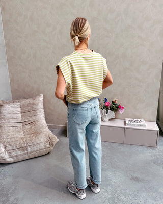 ZOEY MOM JEANS - LIGHT BLUE - By Lenz