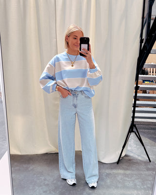 MAUD WIDE LEG JEANS - LIGHT BLUE - By Lenz