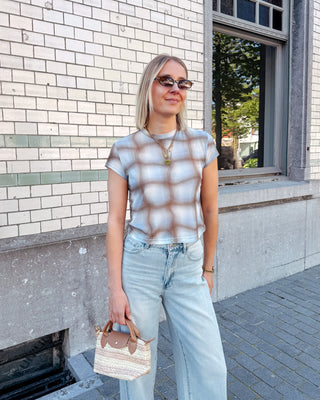 JENTE PASTEL MESH TOP - By Lenz