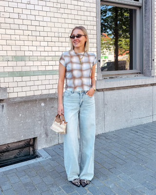 JENTE PASTEL MESH TOP - By Lenz