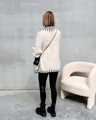 AXELLE OVERSIZED KNIT - WHITE - By Lenz
