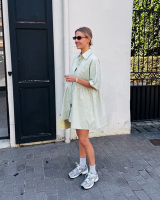 POPPY DRESS - MINT - By Lenz
