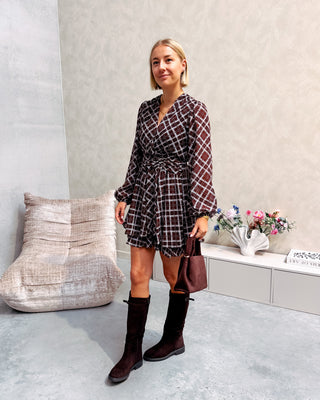 CHARLOTTE CHECK DRESS