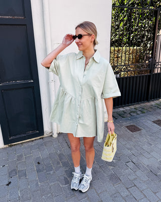 POPPY DRESS - MINT - By Lenz