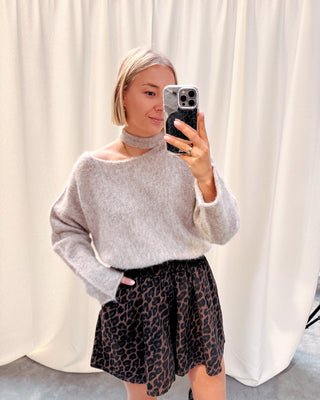 TRUDY KNITTED LONGSLEEVE - BEIGE